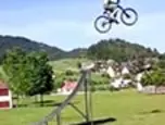 Epic Fail!! Guy Jumps Huge Ramp With No Landing!
