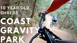 10 year old shreds massive jumps | Coast Gravity Park