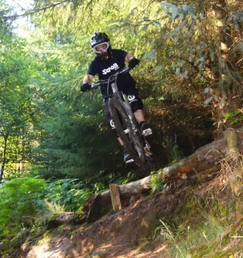 Clive riding at Silton DH