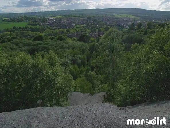 Overlooking Chapeltown and where Steve Peat first 