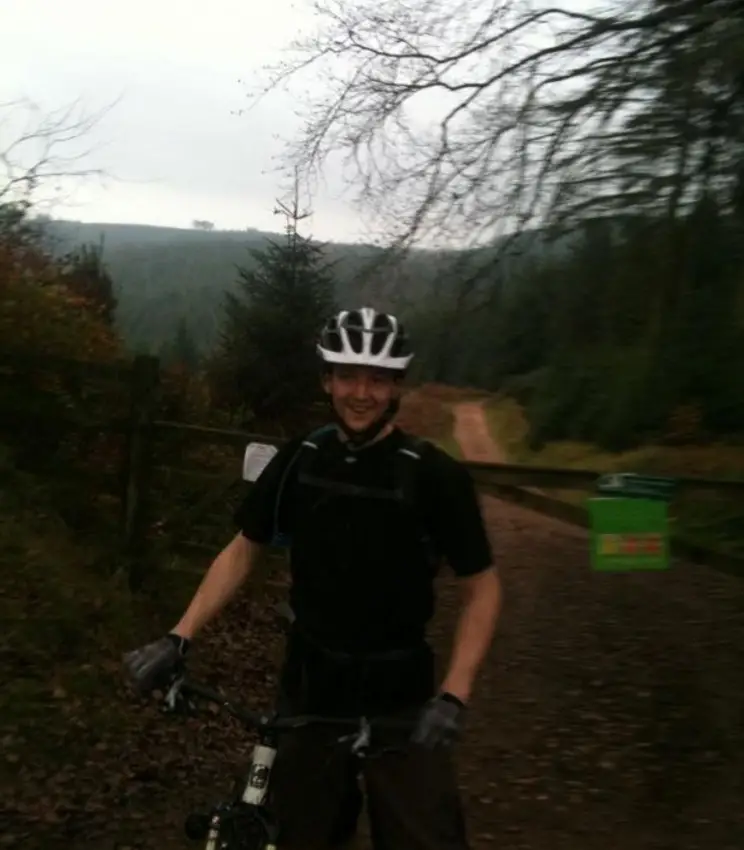 long climb over, time for the cheesy grin! 