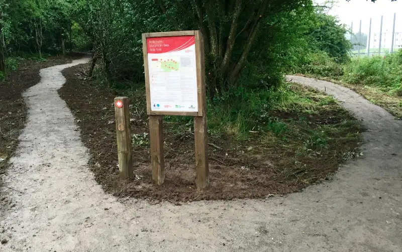 New links to the existing skills trail at Bellsmyr