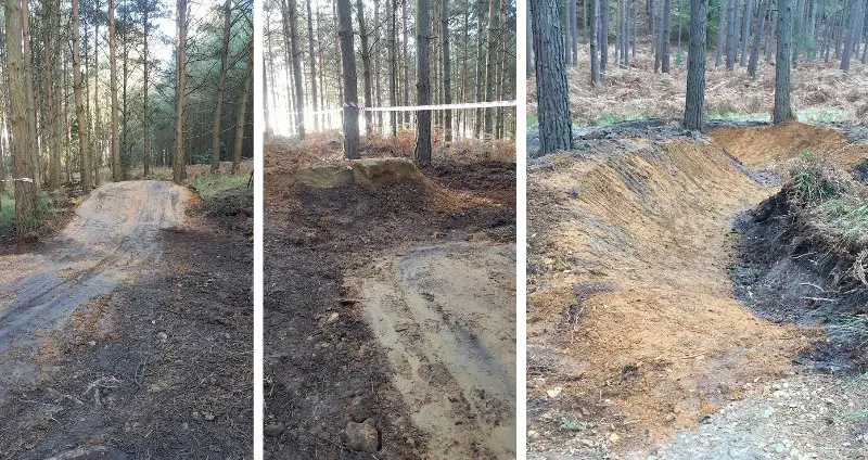 The Red 8 section at Swinley Forest appears to be 