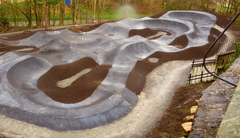 New pump track at SKELF Mountain Bike Park opening