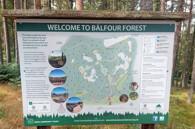 Balfour Forest Mountain Bike Trails - North Scotland