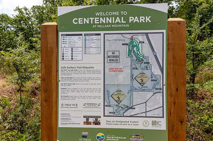 Centennial Park Mountain Biking Trails