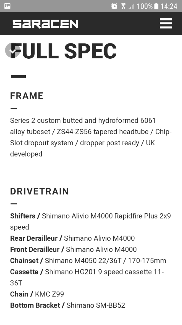 saracen mantra pro 2018