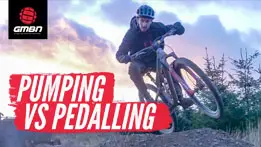 Is Pumping Your Mountain Bike Faster Than Pedaling?