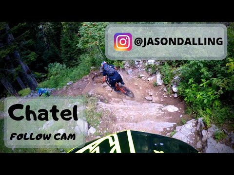 RIDING CHATEL TECHY BLACK TRAIL BLIND!  POV