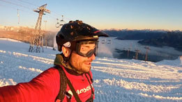 Claudio Caluori BlaBlaRun - Never End Trail in the Snow