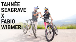 Tahnée Seagrave & Fabio Wibmer sample the best trails of Bikepark Innsbruck