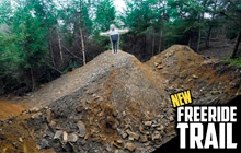 New huge freeride jump trail at Caersws Bike Park!