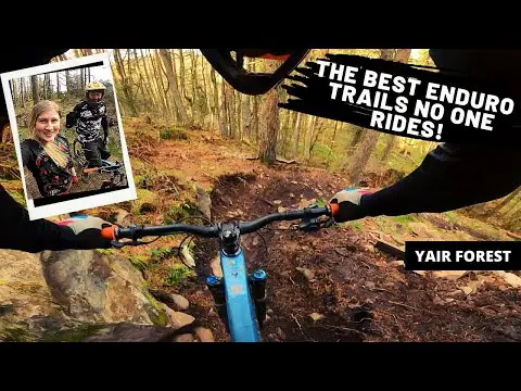The best Enduro MTB trails no one rides!! | Yair Forest, Scotland