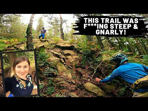 This MTB trail was f***ing steep and gnarly! | Yair Forest, Scotland