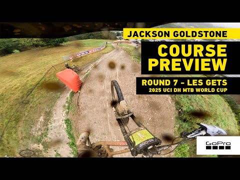 Jackson Goldstone's Wet and Wild Course Preview from the 2025 Les Gets DH World Cup