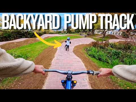 Matt Jones builds the ultimate backyard pump track!!
