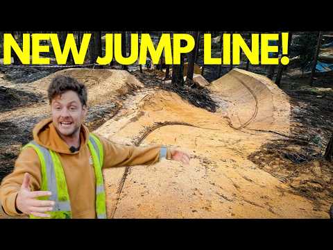 Building & Testing the new freeride jump line at Woburn Bike Park!