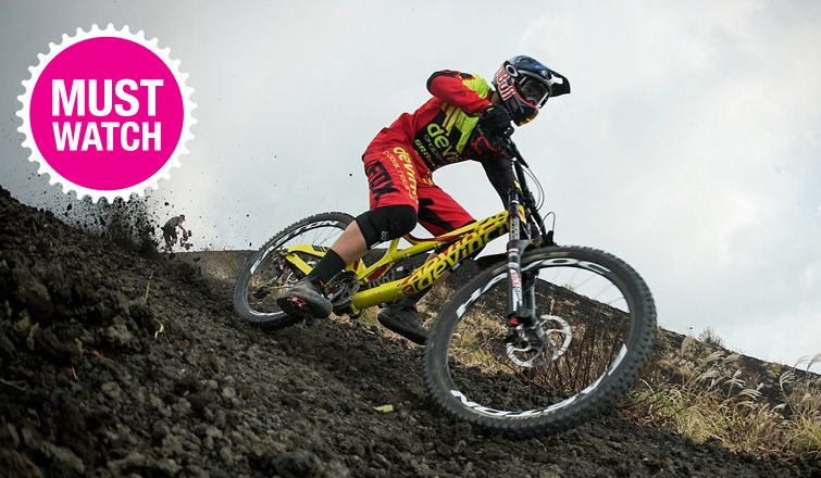 Stevie Smith Charges Down a Volcano - Ring of Fire