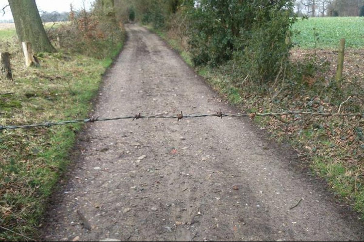 Barbed wire found stretched across Kent cycle trail