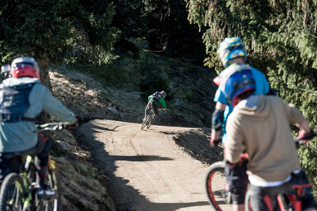 New flow trail in Bikepark Leogang