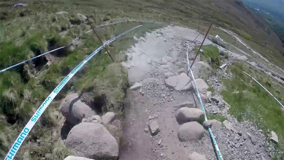 Steve Peat - Fort William 2016 Helmet Cam