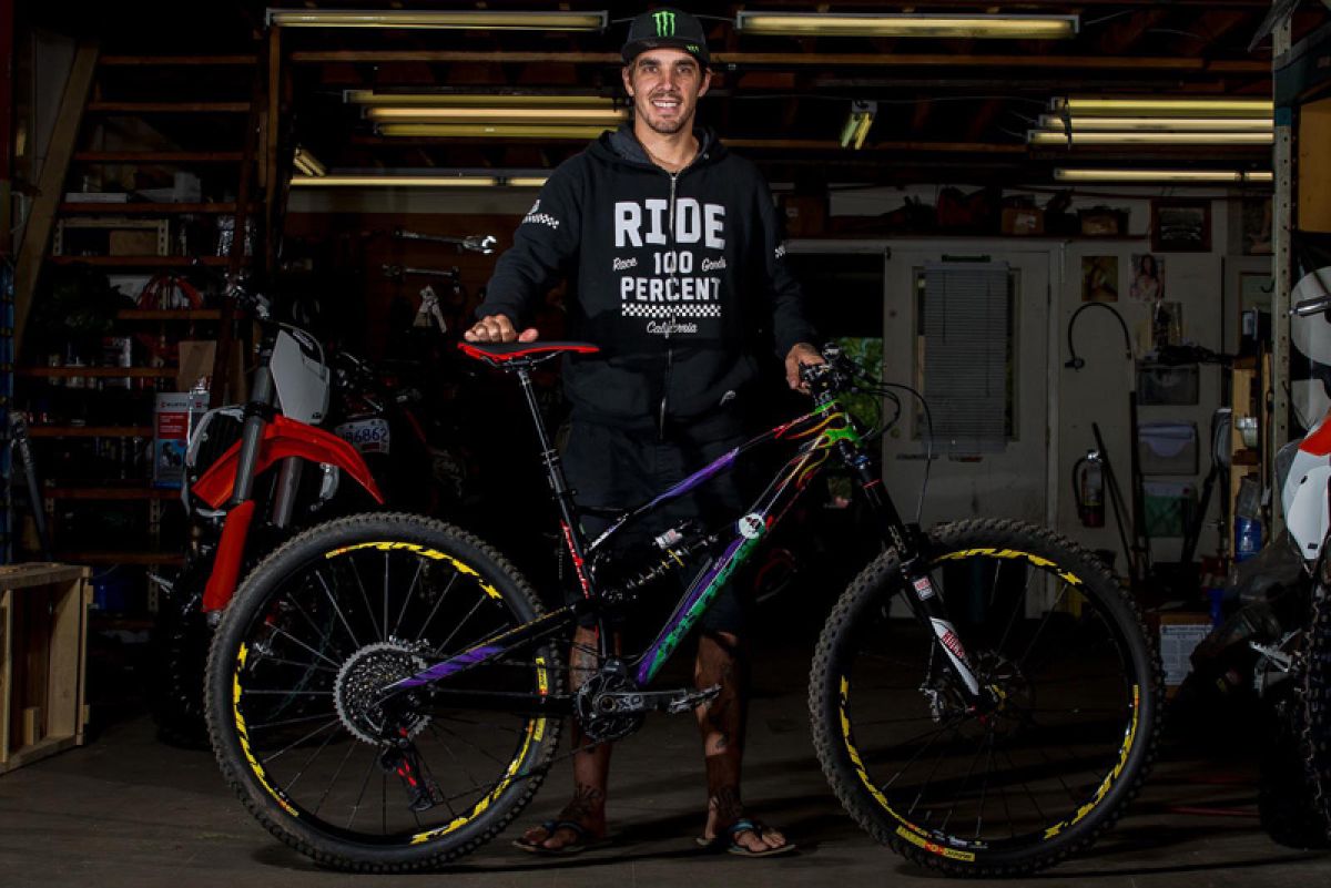 First look: Sam Hill’s custom ‘Grave Digger’ Nukeproof Mega