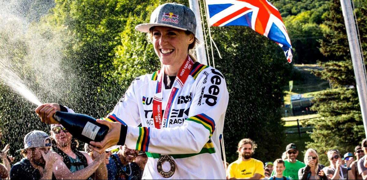 Watch Rachel Atherton complete her amazing perfect season