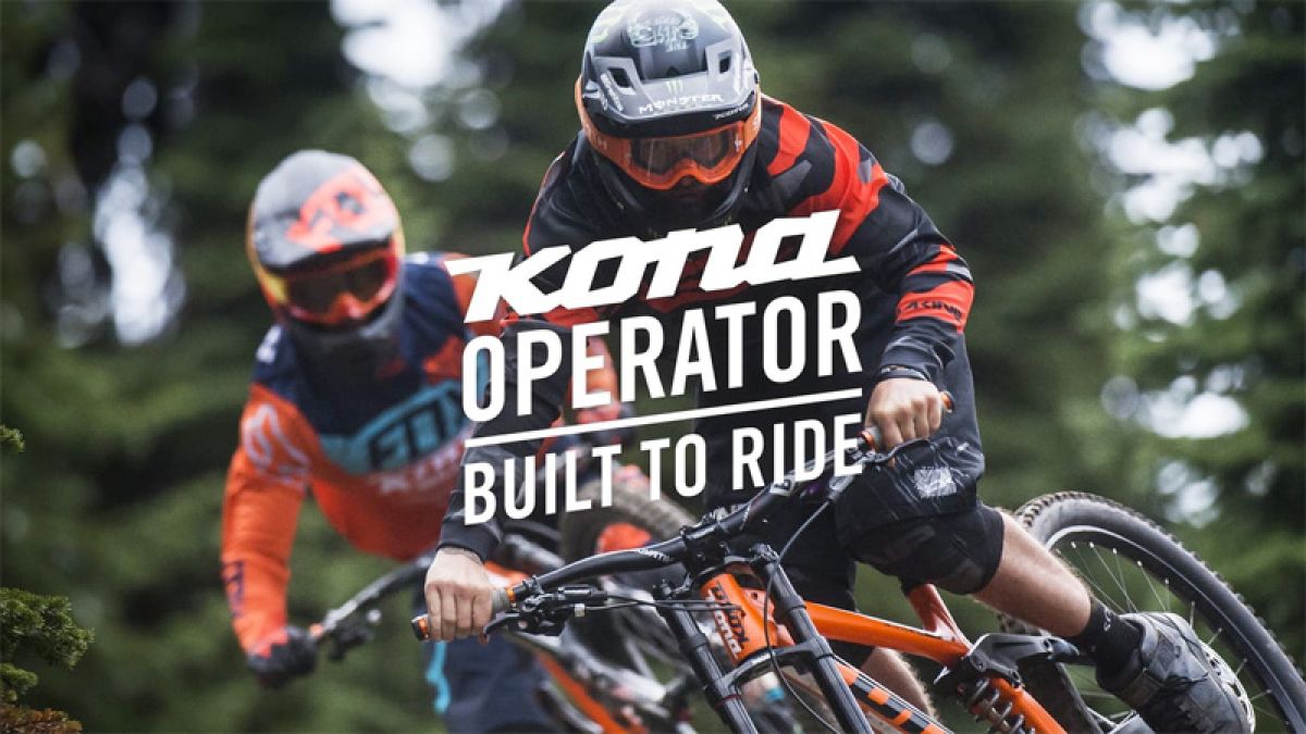Aggy and Fearon shredding on the new Kona Operator 27.5