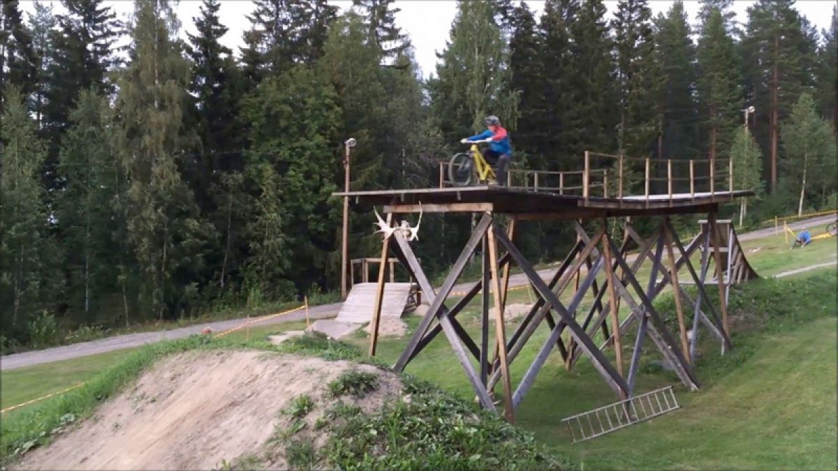 World's First MTB Backflip to Manual to Front Flip!!