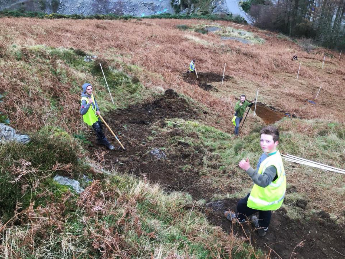 New Black DH Section at Antur Stiniog