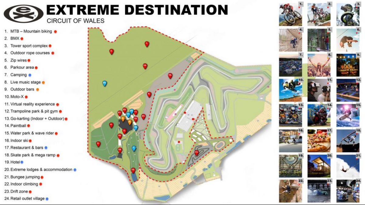 EXTREME SPORTS complex planned for South Wales