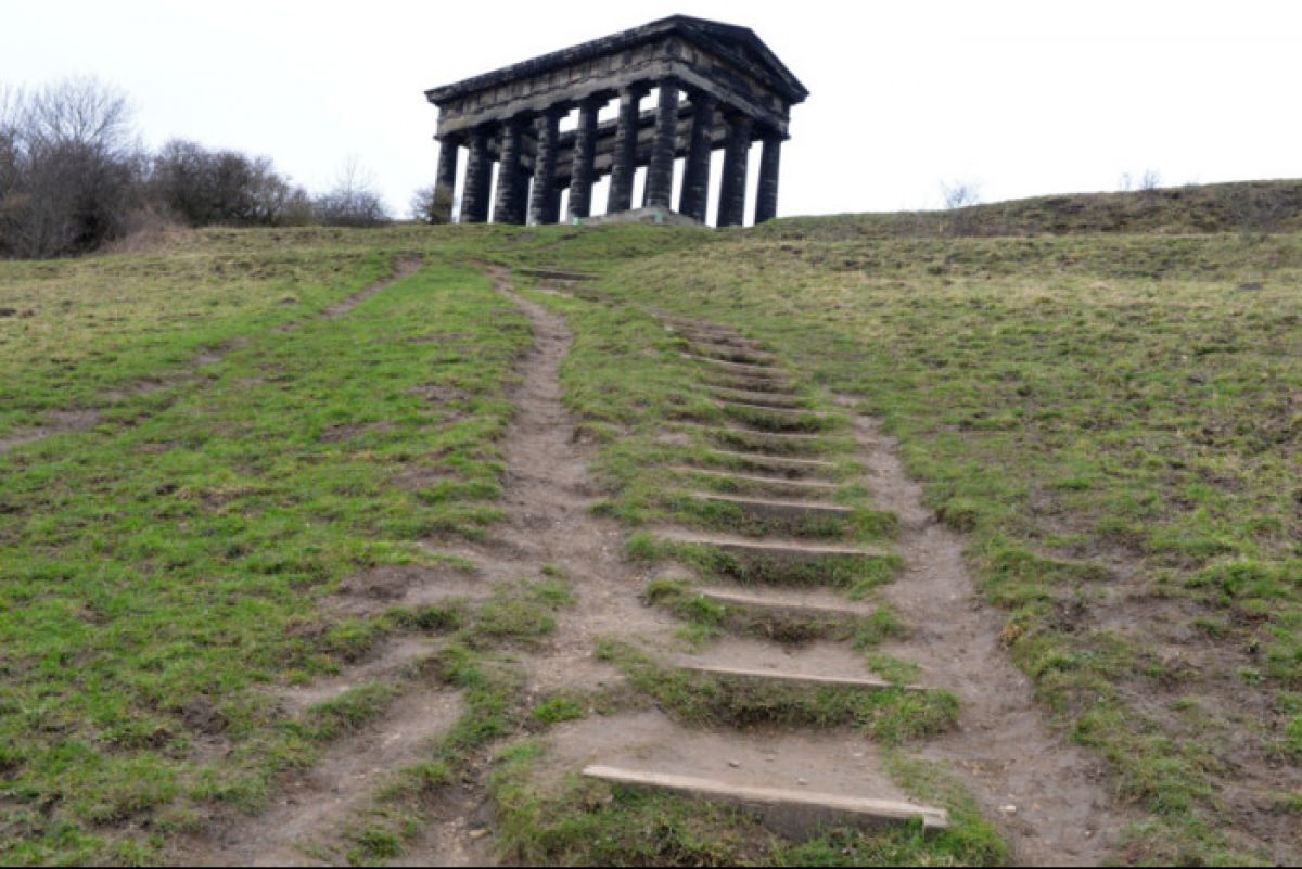 Penshaw Monument mountain bike trail closed