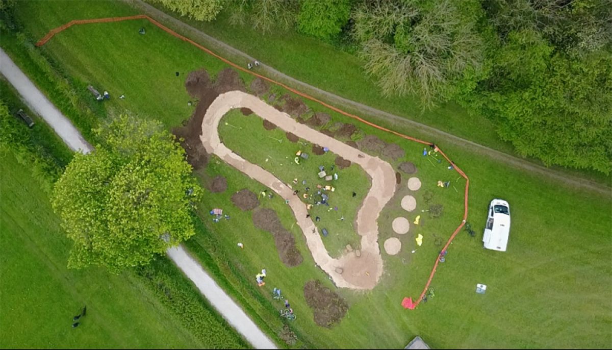 Wetherby Pumptrack built in just 48 hours!