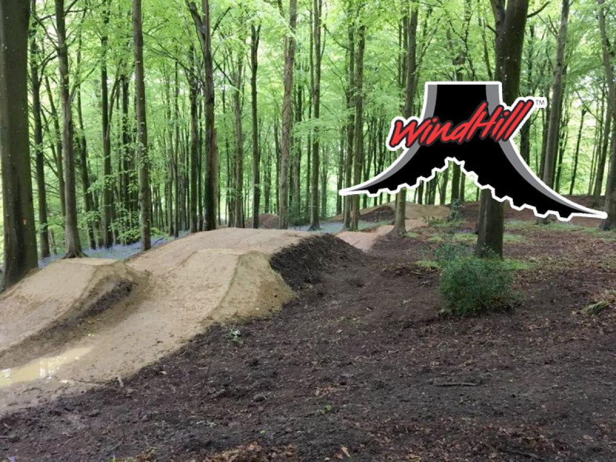 New red trail opened at Wind Hill B1kepark!