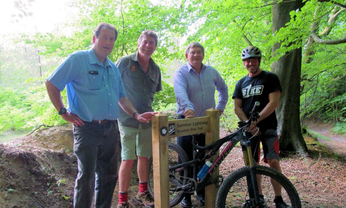 Leith Hill mountain bike trail extended