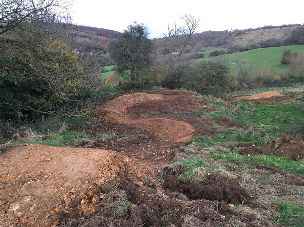 Work has started on some new trails at Flyup 417 Mountain Bike Park