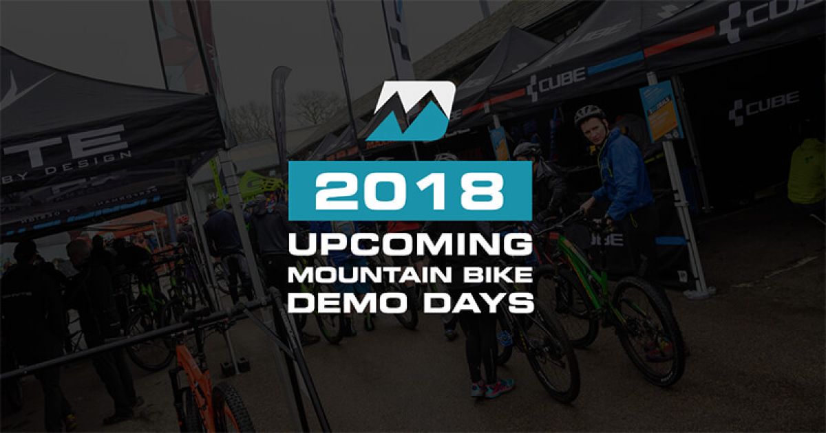 Upcoming Mountain Bike Demo Days for 2018
