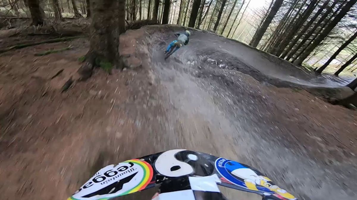 Josh Bryceland Hits the new Freeride Line at Revolution Bike Park