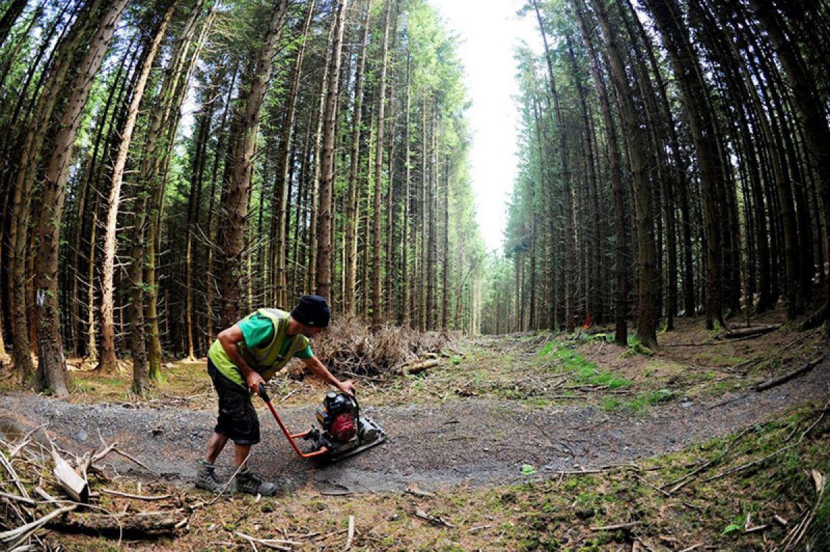 Get paid to build mountain bike trails with Rowan Sorrell