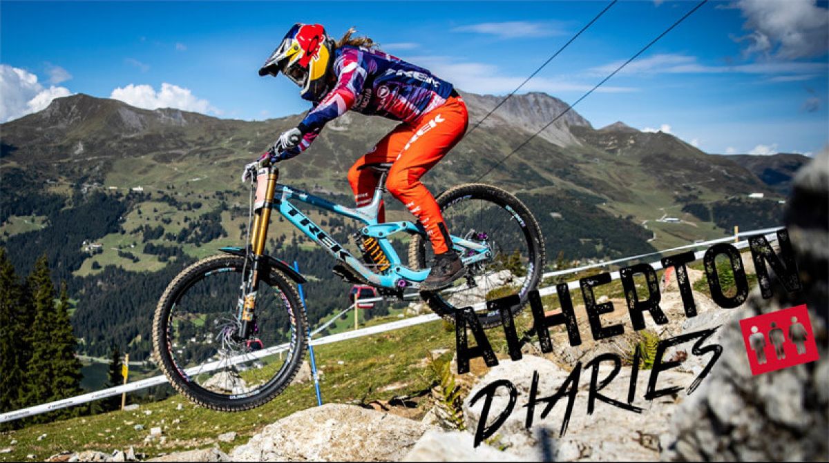 TWO DOWNHILL WORLD CHAMPIONS!! Atherton Diaries Ep 33