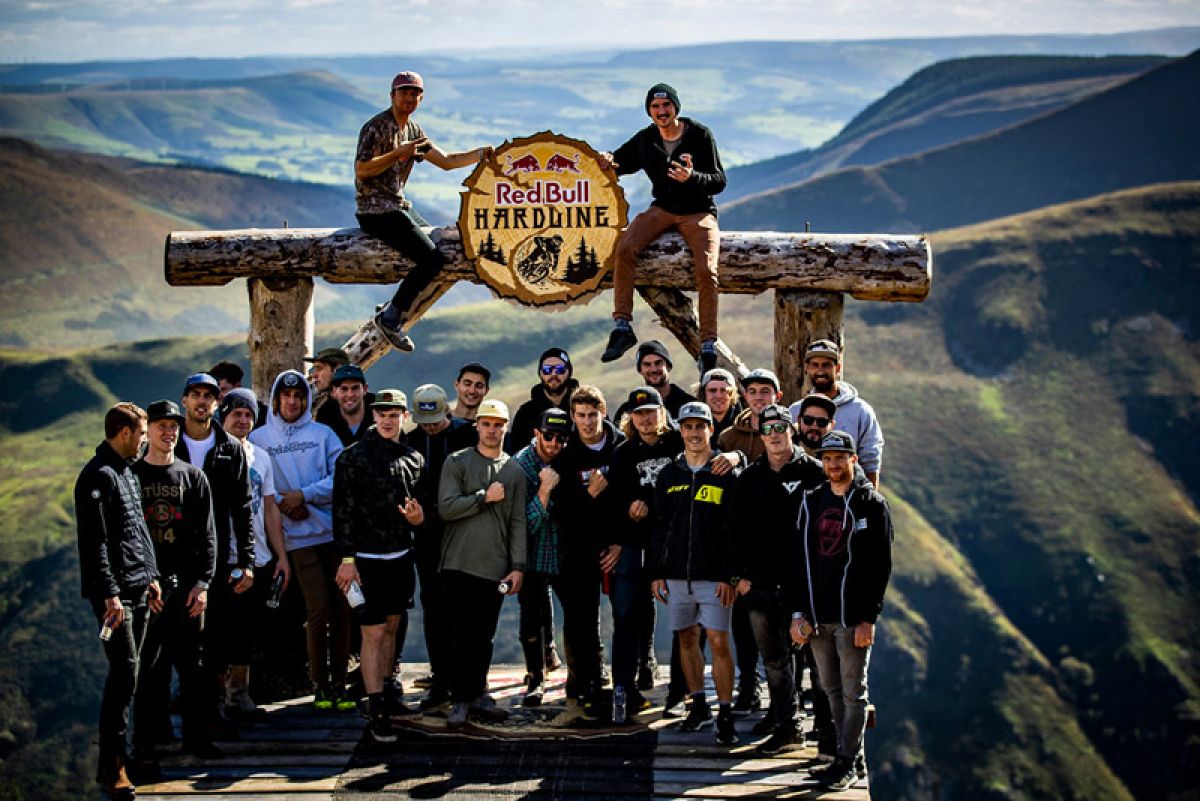 Who is brave enough to take on the Red Bull Hardline track?