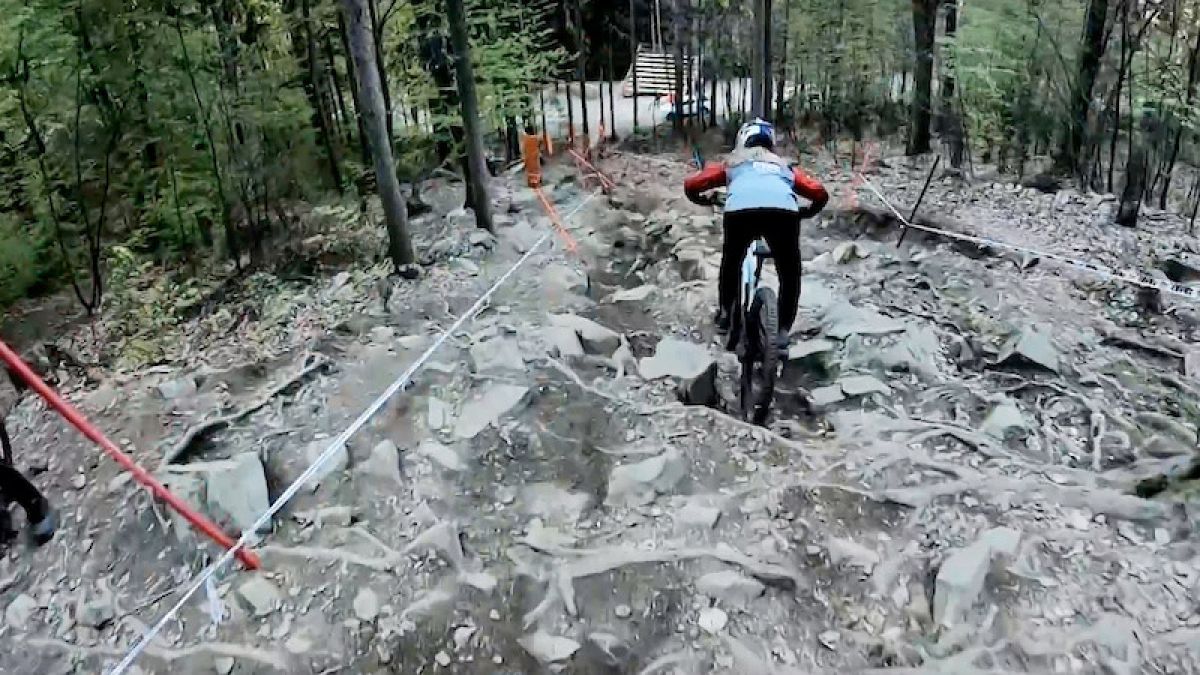 Video: Course Preview with Tahnee Seagrave & Vali Holl - European DH Cup RD 1 Maribor