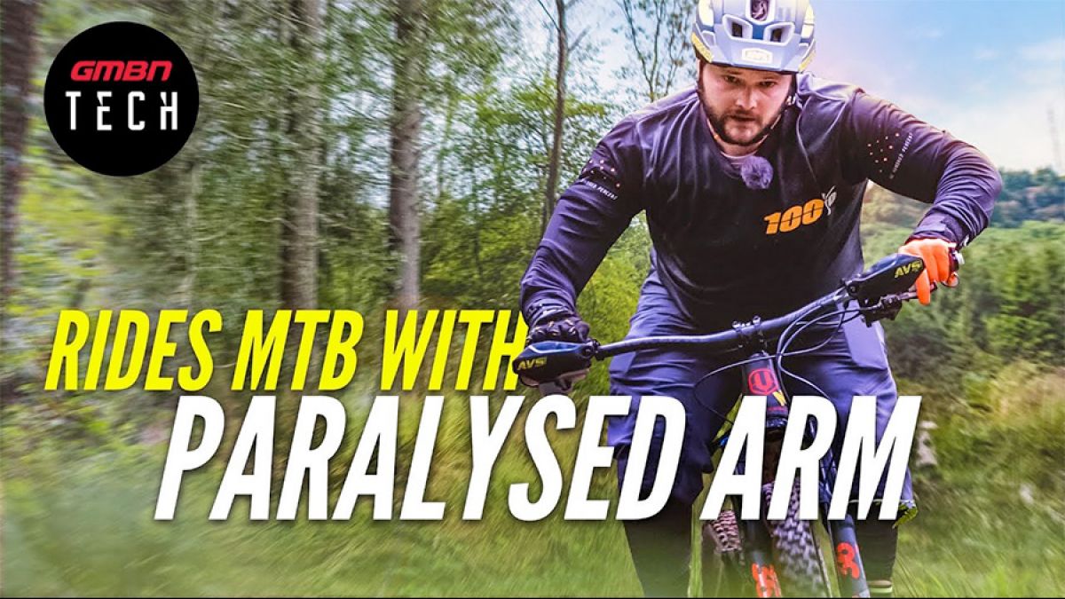 Watch: How to Ride A Mountain Bike With A Paralyzed Arm