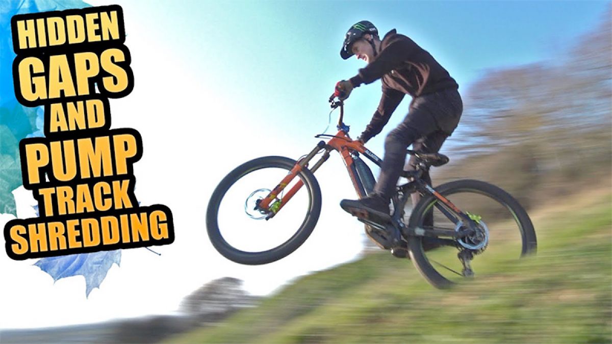 Watch Sam Pilgrim find the hidden gap jumps at Hadleigh Bike Park