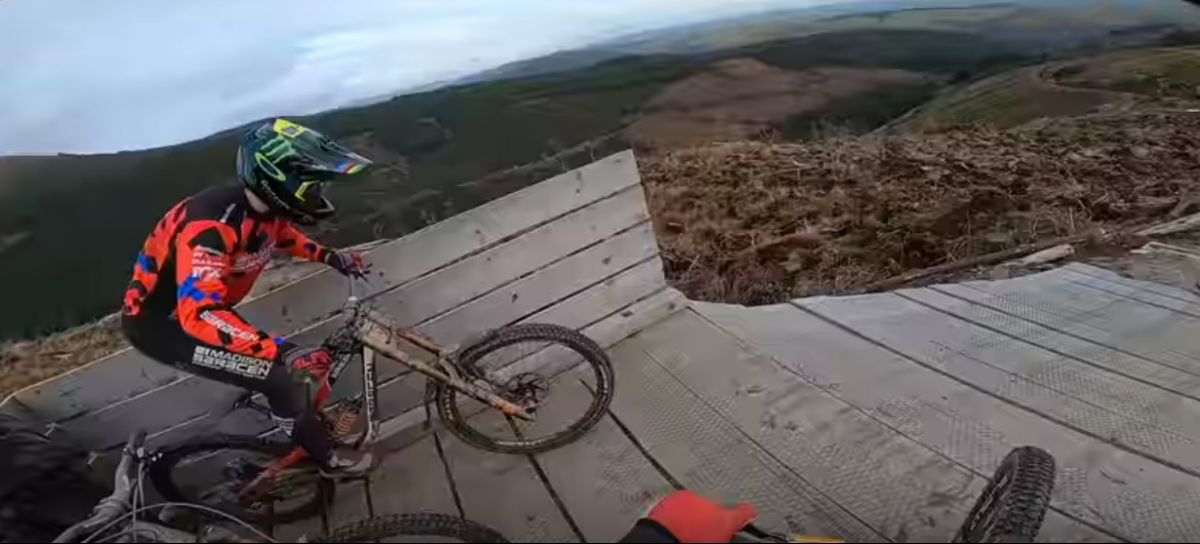 VIDEO: Danny Hart checks out Dyfi Bike Park