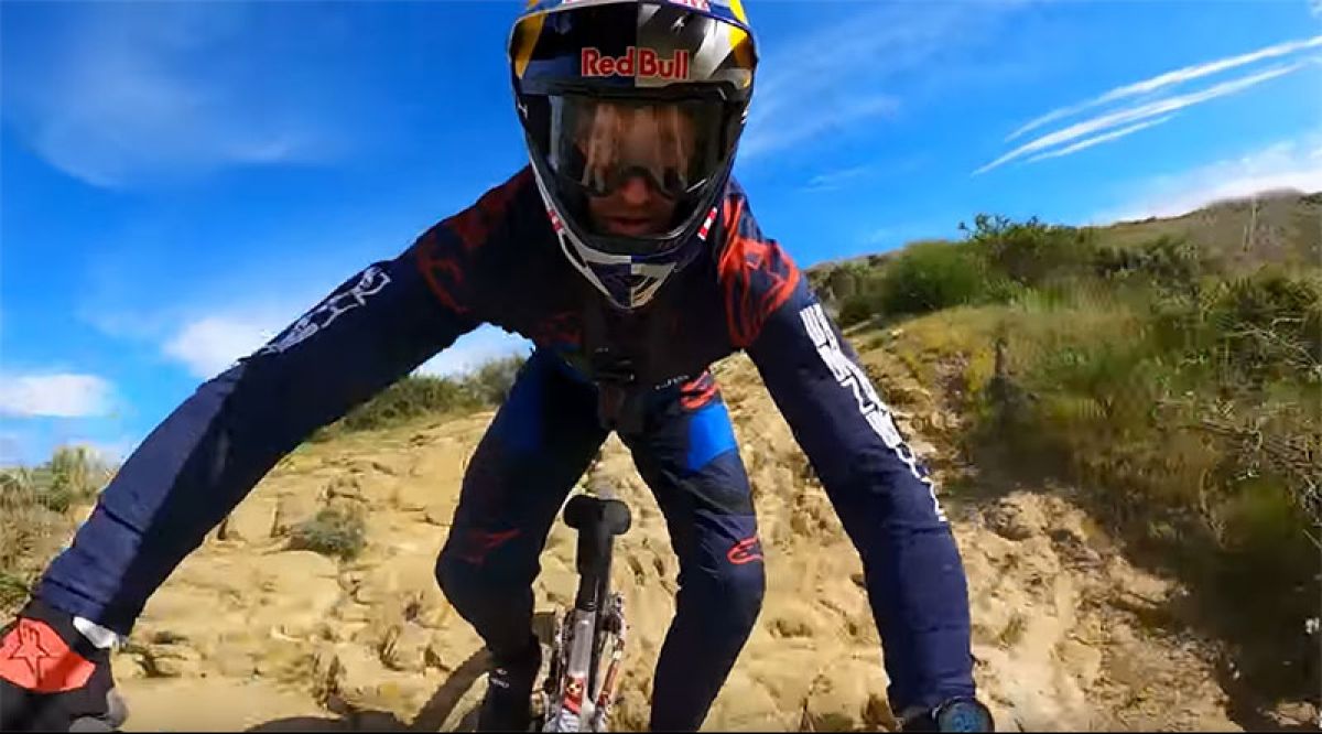 Video: Aaron Gwin Goes Flat Out in Laguna Beach - POV
