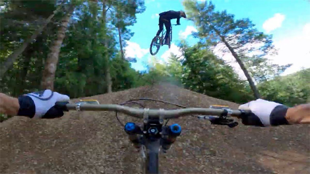 El Hippo  - another new red track at Dyfi BIke Park!