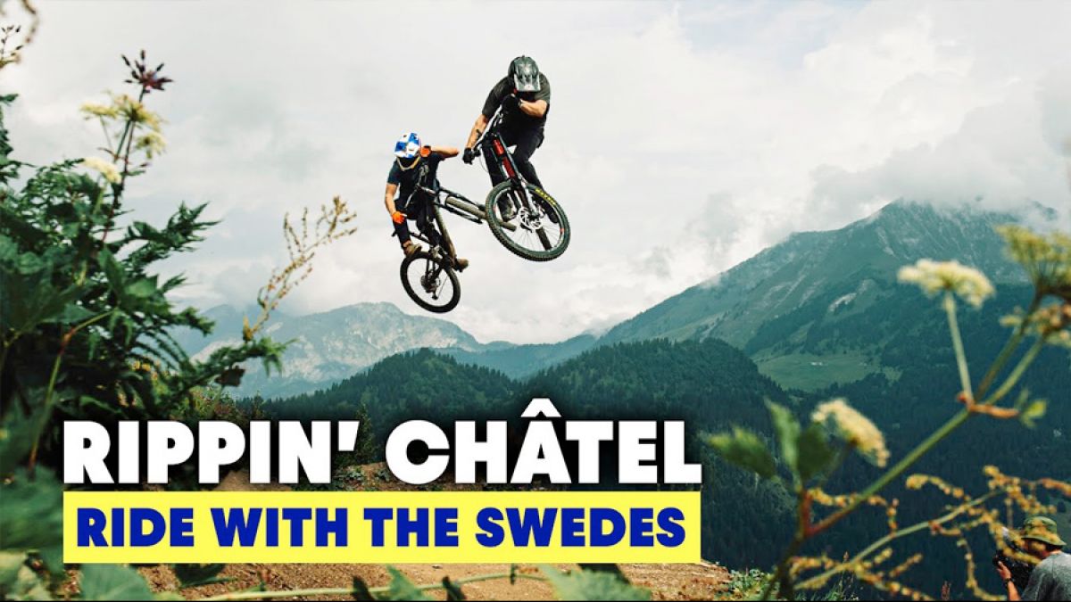 Watch: Tons Of Air Time at Châtel Bike Park!