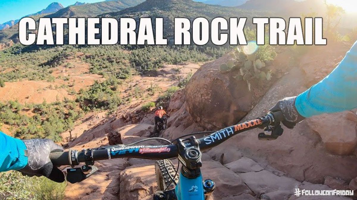 Scariest Trail in Sedona? Nate Hills rides the Cathedral Rock Trail