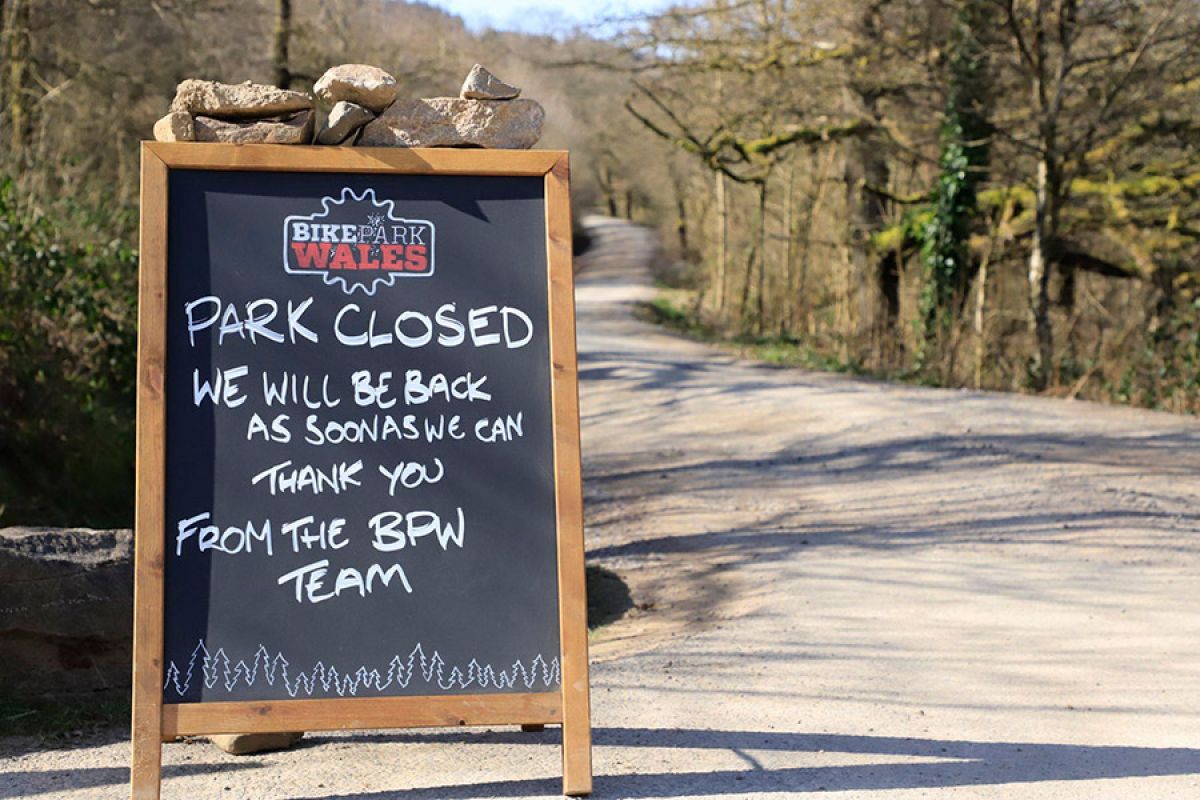 Bike Park Wales closed due to Covid-19 local lockdown
